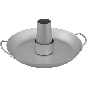 Padella Paella per Barbecue Campignaz Acciaio Inox Antiaderente Nero