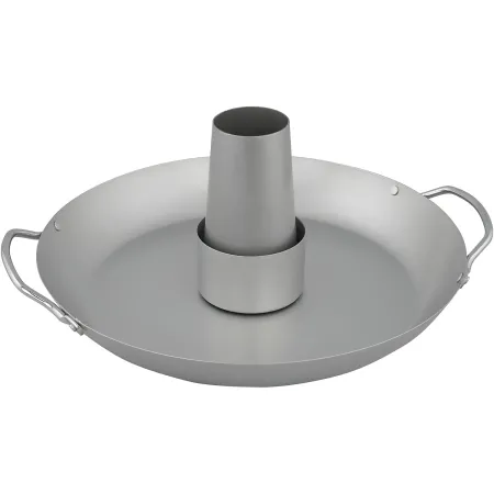 Padella Paella per Barbecue Campignaz Acciaio Inox Antiaderente Nero