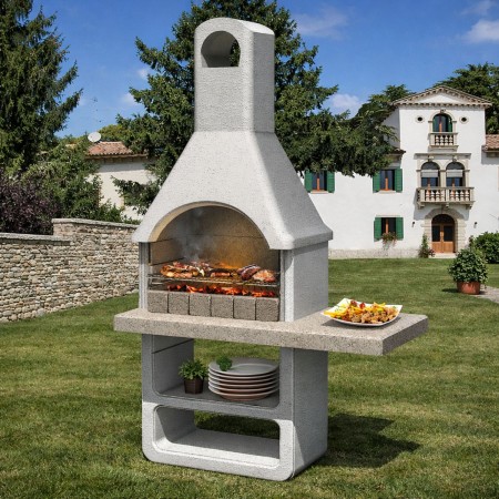 Barbecue in Muratura Cemento a Carbone Carbonella Barbeque BBQ | BricoShop24