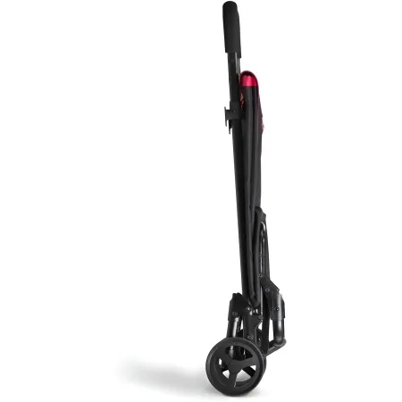 Carrello Spesa Gimi 4 Ruote Pieghevole XL 50L Nero Tasca Interna