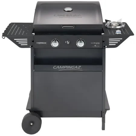 Barbecue a Gas con doppia Griglia di cottura e Forno Laterale