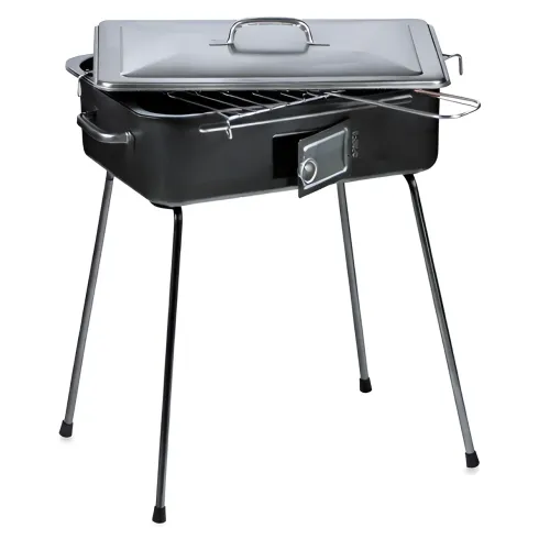 Fornacella Barbecue a Carbonella Campeggio Pieghevole Griglia Portatile Giardino