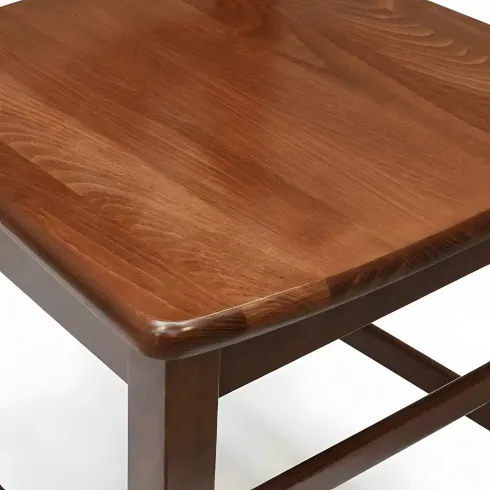 2 Sedie in Legno Massello Noce per Cucina Tavolo Sala da Pranzo Salotto Rustica | Bricoshop24
