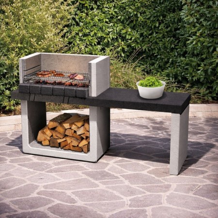 Barbecue in Muratura Cemento BBQ a Carbone Carbonella Legna | BricoShop24