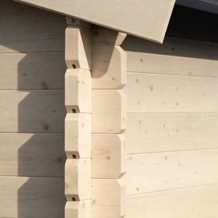 Casetta in Legno di Abete 4x3 con Doppia Porta