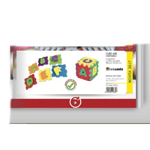 Tappeto Puzzle Componibile 10 Numeri 30x30 Colorati Incastro Pavimento Bambini