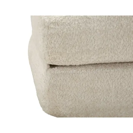 Poltrona Letto Bouclé Compressa Bianco Moderna per Salotto Camera