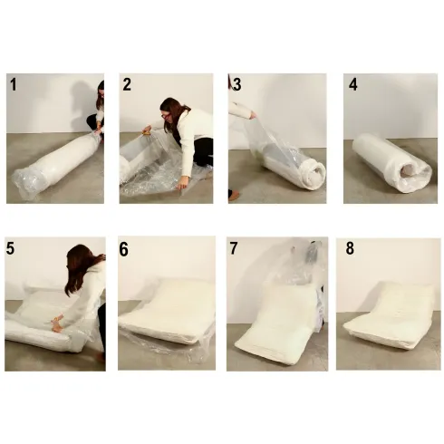 Poltrona Letto Bouclé Compressa Petrolio Moderna per Salotto Camera