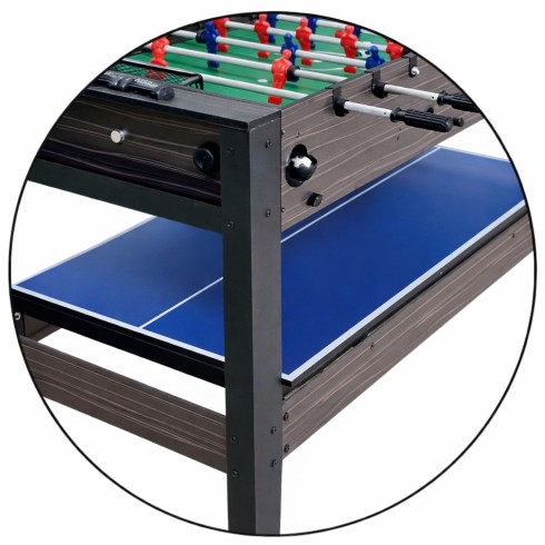 Tavolo Multigioco 4 in 1 Calcio Hockey Ping Pong Biliardo