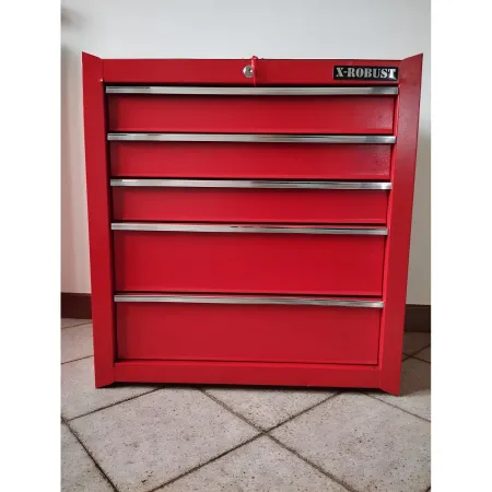 Carrello Porta utensili 5 Cassetti Attrezzi da Officina Multiuso Ruote Meccanico