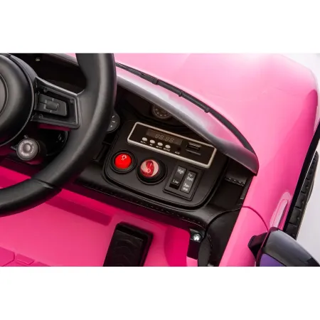 Auto Elettrica per Bambini Porsche Taycan 12V Rosa Telecomando