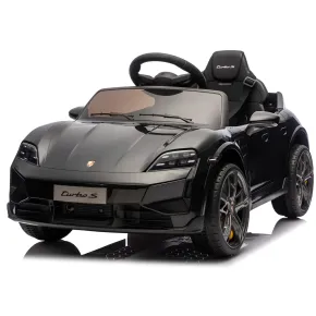 Auto Elettrica per Bambini Porsche Taycan 12V Nero Telecomando