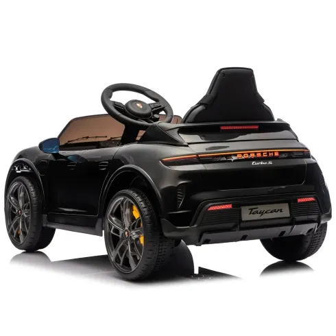 Auto Elettrica per Bambini Porsche Taycan 12V Nero Telecomando