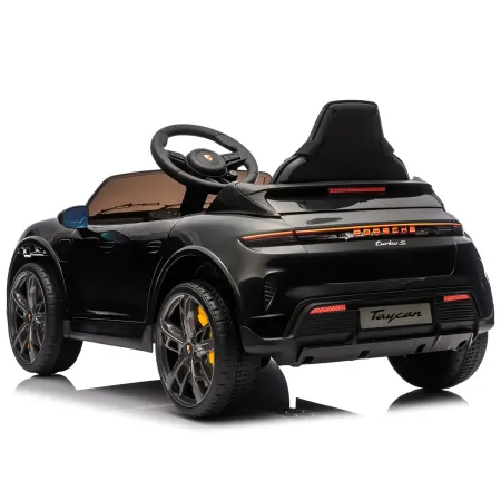 Auto Elettrica per Bambini Porsche Taycan 12V Nero Telecomando