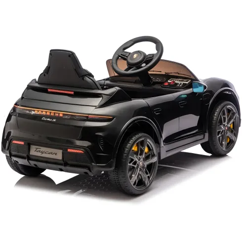 Auto Elettrica per Bambini Porsche Taycan 12V Nero Telecomando