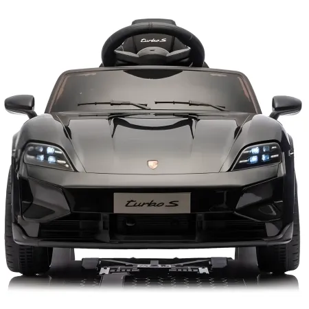 Auto Elettrica per Bambini Porsche Taycan 12V Nero Telecomando