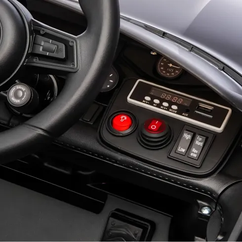 Auto Elettrica per Bambini Porsche Taycan 12V Nero Telecomando