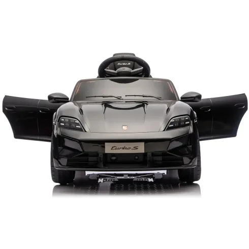 Auto Elettrica per Bambini Porsche Taycan 12V Nero Telecomando