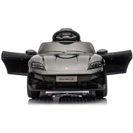 Auto Elettrica per Bambini Porsche Taycan 12V Nero Telecomando