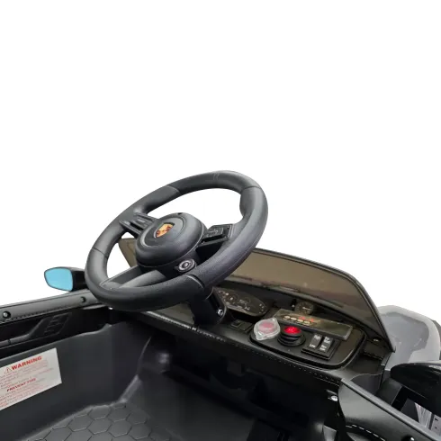 Auto Elettrica per Bambini Porsche Taycan 12V Grigio Telecomando