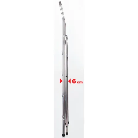 Sgabello Scaletta Pieghevole Facal 4 Gradini Antiscivolo Acciaio Nero