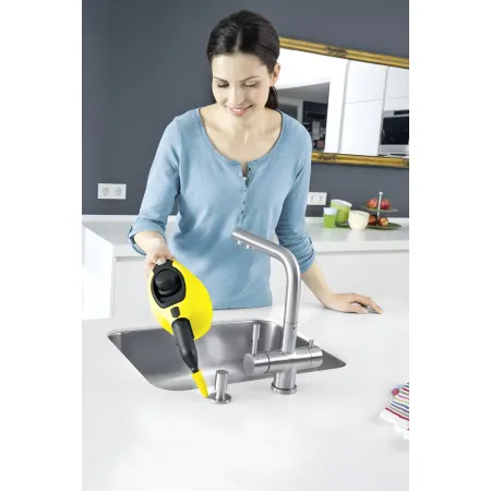 Lavapavimenti a Vapore Karcher 1200W Portatile Cavo 4 m Accessori