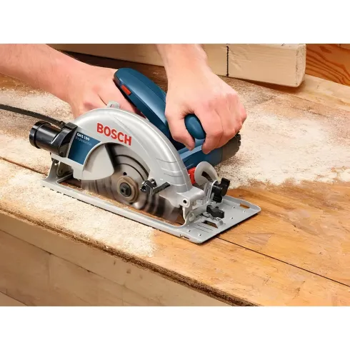 Sega Circolare Bosch 190 mm 1400W Taglio Legno Professionale 5500 Giri