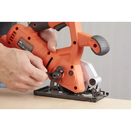 Mini Sega Circolare Black+Decker 85 mm 400W per Legno Metallo Plastica