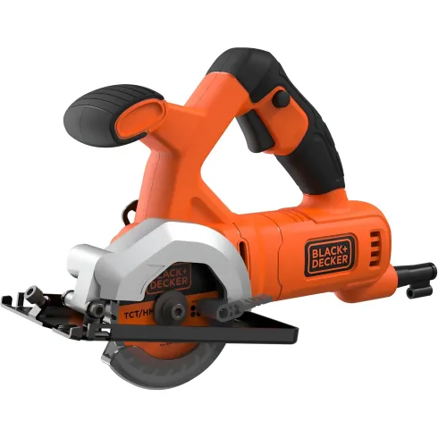 Mini Sega Circolare Black+Decker 85 mm 400W per Legno Metallo Plastica
