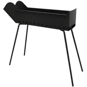 Canalina Fornacella Arrosticini Spiedini a Carbone 40x14 Pieghevole