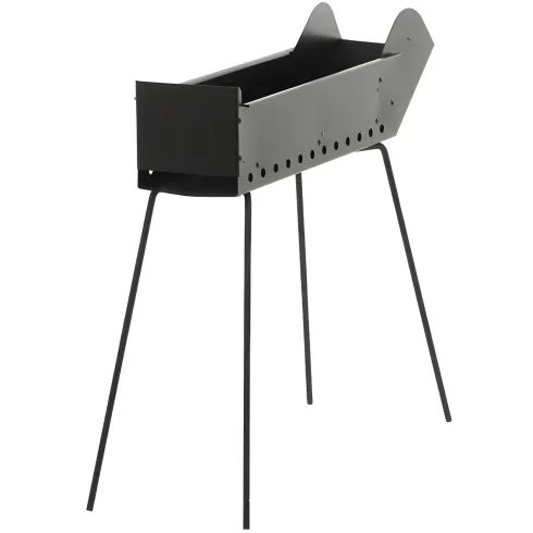 Canalina Fornacella Arrosticini Spiedini a Carbone 40x14 Pieghevole