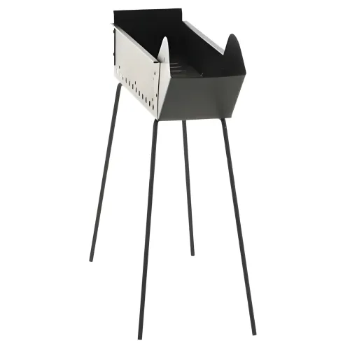 Canalina Fornacella Arrosticini Spiedini a Carbone 40x14 Pieghevole