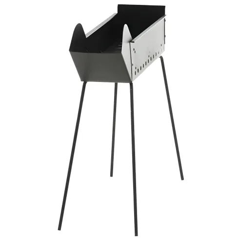 Canalina Fornacella Arrosticini Spiedini a Carbone 40x14 Pieghevole