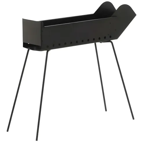 Canalina Fornacella Arrosticini Spiedini a Carbone 40x14 Pieghevole