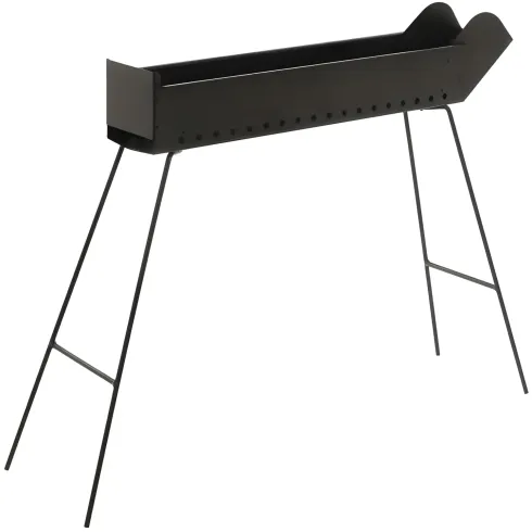 Canalina Fornacella Arrosticini Spiedini a Carbone 60x14 Pieghevole