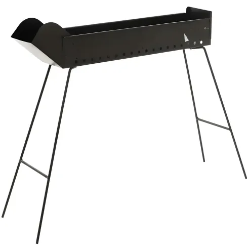 Canalina Fornacella Arrosticini Spiedini a Carbone 60x14 Pieghevole