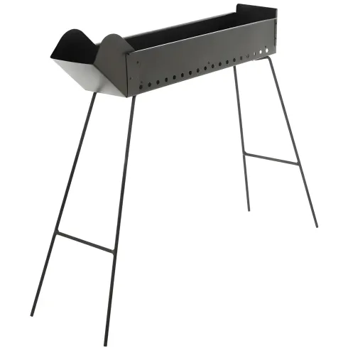 Canalina Fornacella Arrosticini Spiedini a Carbone 60x14 Pieghevole