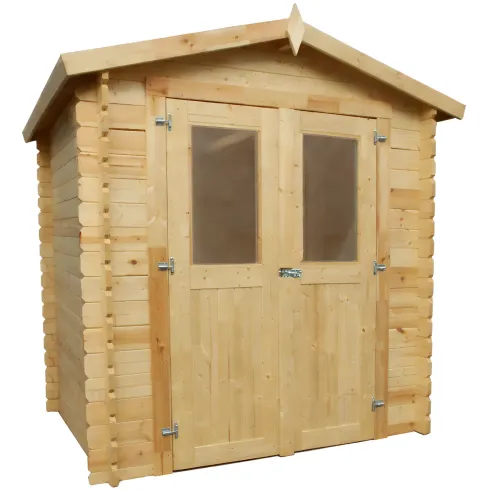 Casetta 2.2x2.2 in Legno 28 mm da Giardino Blockhouse