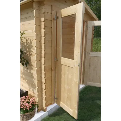 Casetta 2.2x2.2 in Legno 28 mm da Giardino Blockhouse