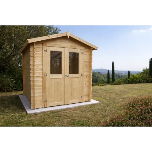Casetta 2.2x2.2 in Legno 28 mm da Giardino Blockhouse