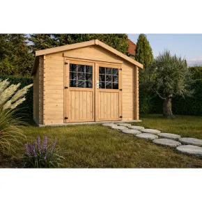 Casetta in Legno di Abete 2,33x2,33 da Esterno 2