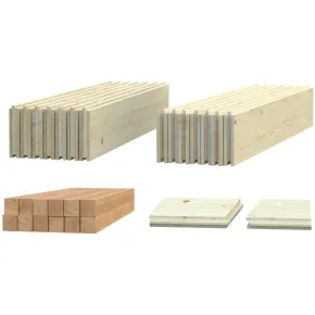 Pavimento per Casetta in Legno da Giardino 385x282 cm 2