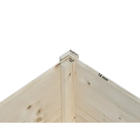 Casetta per Bambini in Legno Rialzata 180x192cm da Esterno Scalette