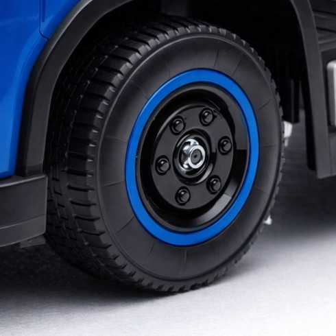 Small Truck Elettrico per Bambini a Batteria 6 V con Suoni e Luci Blu