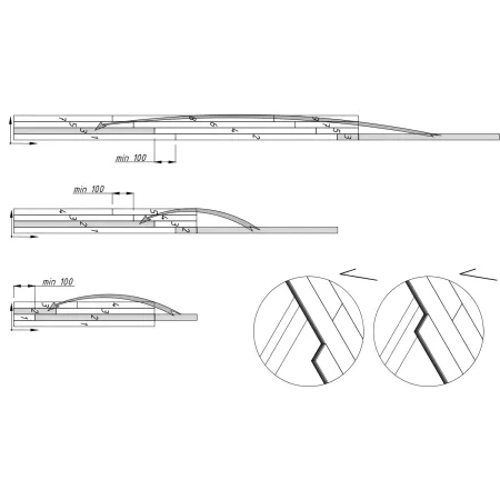 Pavimento per Casetta in Legno da Giardino 300x185 cm Kit Base