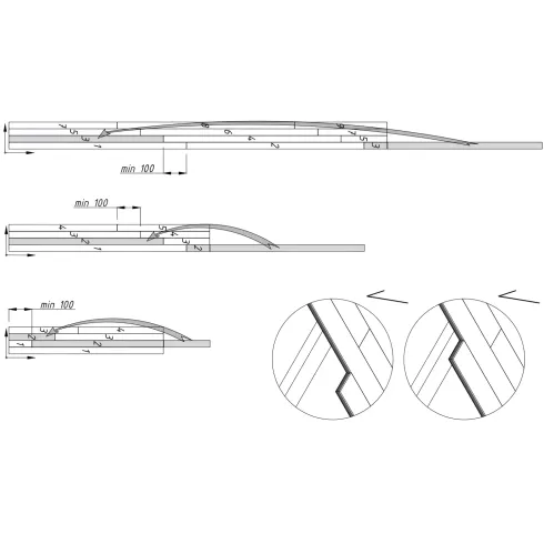 Pavimento per Casetta in Legno da Giardino 270x270 cm Kit Base