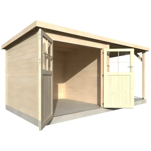 Casetta Rimessa Attrezzi in Legno da Giardino 476x256 cm