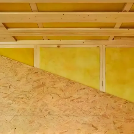 Casetta in Legno Abitabile 5x3.6 metri Parete Isolanti Porta Finestra Giardino | BricoShop24