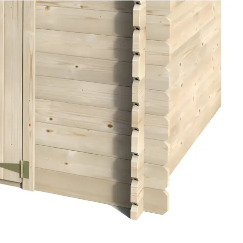Casetta in Legno 3x2 mt Block House 28 mm Moderna Porta Attrezzi da Giardino | BricoShop24