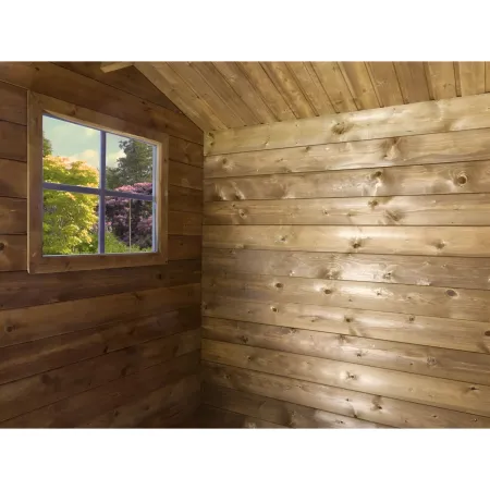 Casetta in Legno Impregnata 2.6x2 19 mm Box per Attrezzi